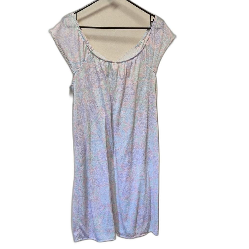 Vintage Bernet Floral Lace Nightie S Cottagecore Coquette Chemise Slip Dress - Picture 2 of 9
